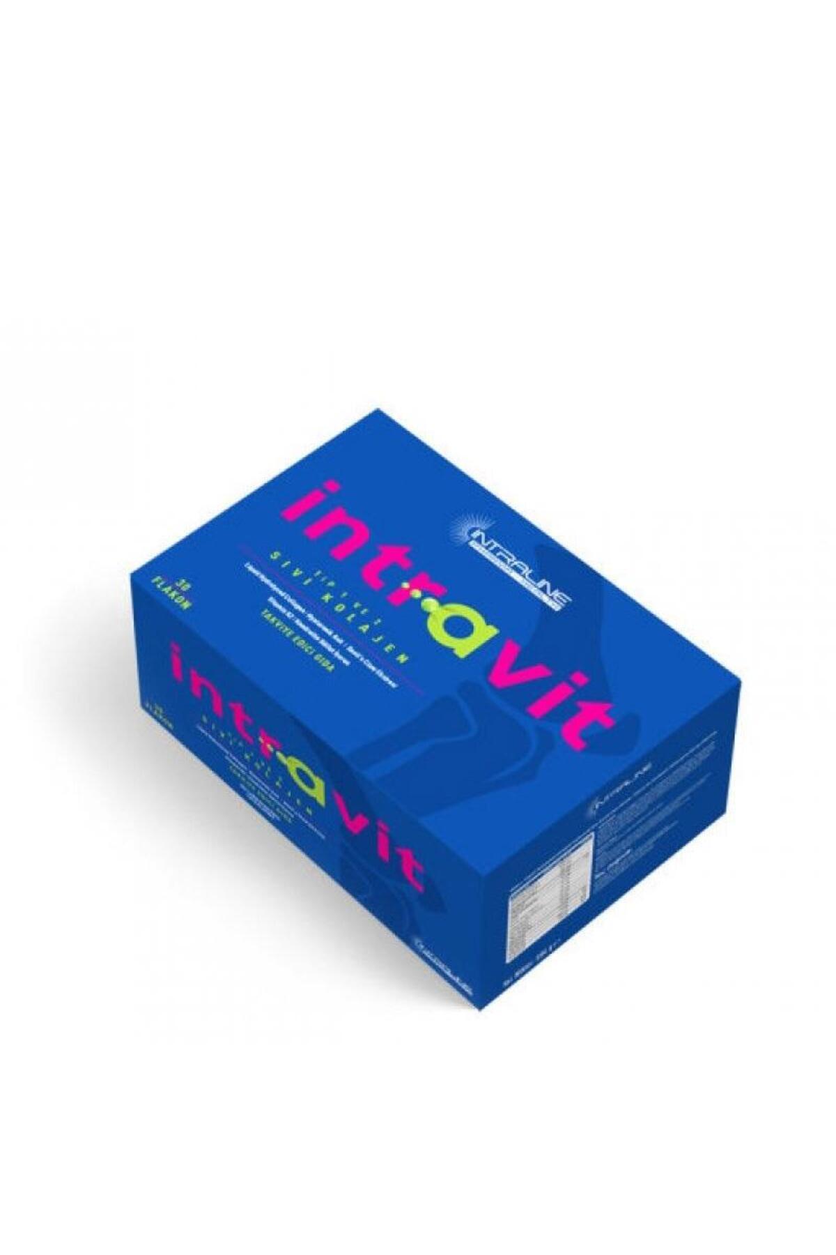 Intraline İntraVit Tip II Kollajen, Hyaluronik Asit içerikli Sıvı 30ml 30 Oral Flakon