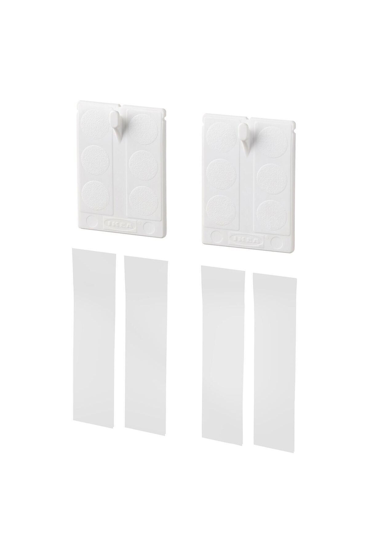 hobiurun Çerçeve için yapışkan kanca, beyaz, 2 adet