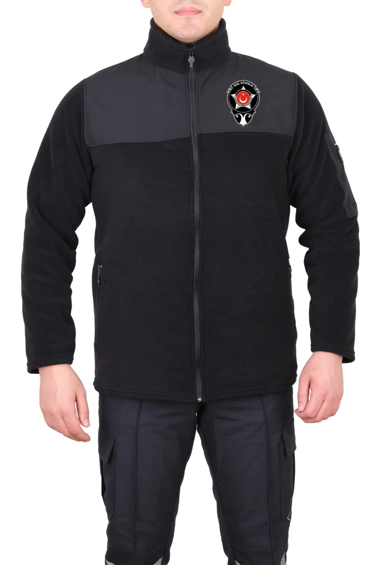 پشم گوسفند طرح‌دار امنیتی مدل Softshell — مشکی پشم گوسفند امنیتی SOFTSEHELL
