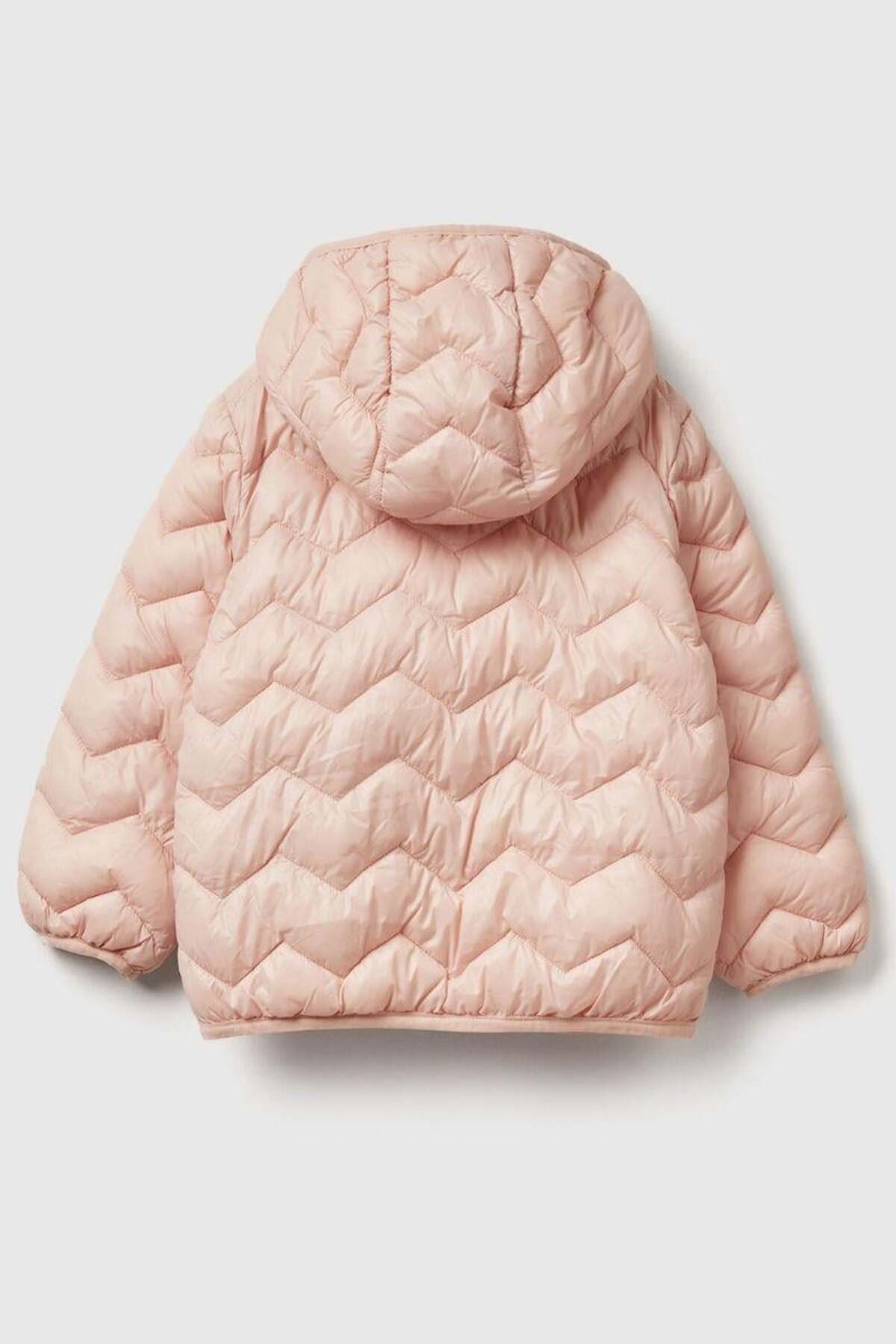 United Colors of Benetton United Colors of BenettonKız Bebek 21INGN02Z-25K Mevsimlik Mont Açık Pembe fotoğrafı 2 (önizleme)
