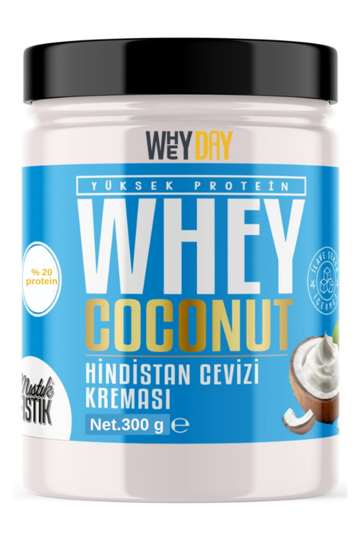 WHEYDAY whey proteinli Hindistan cevizi kreması