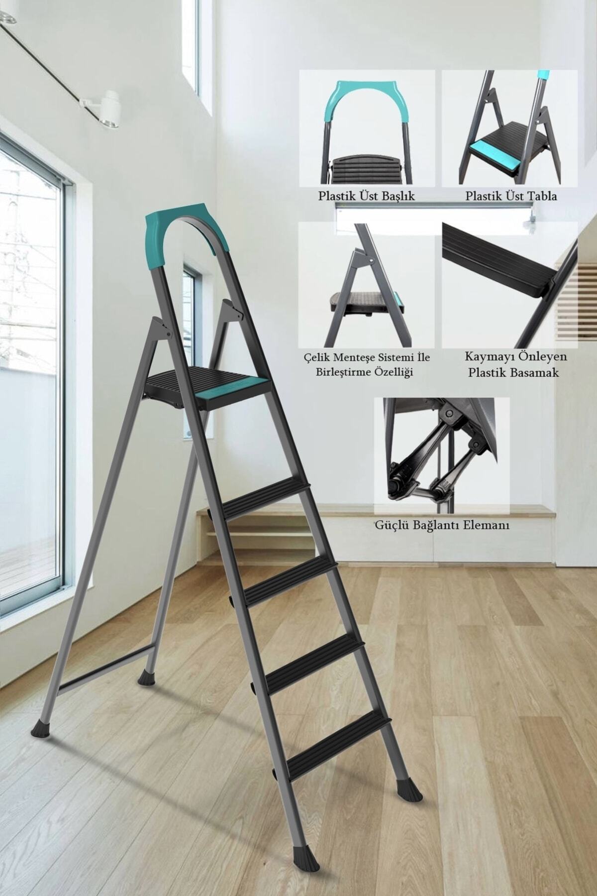 DOĞRULAR 51304 Riser 4+1 Plastik Basamaklı Merdiven