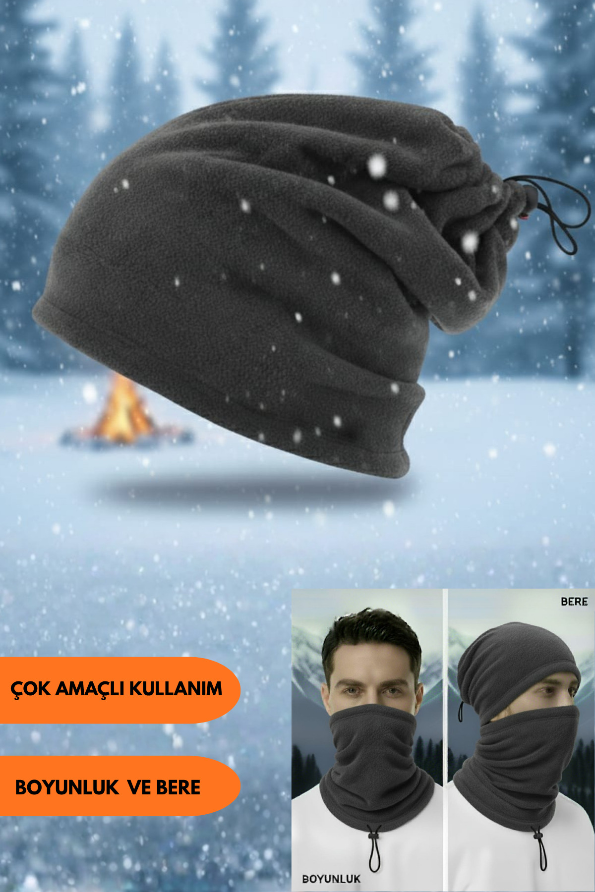 Erkek Polar Tüylenme Yapmayan Standart Soğuk Geçirmez Kışlık Polar — renk seçeneği