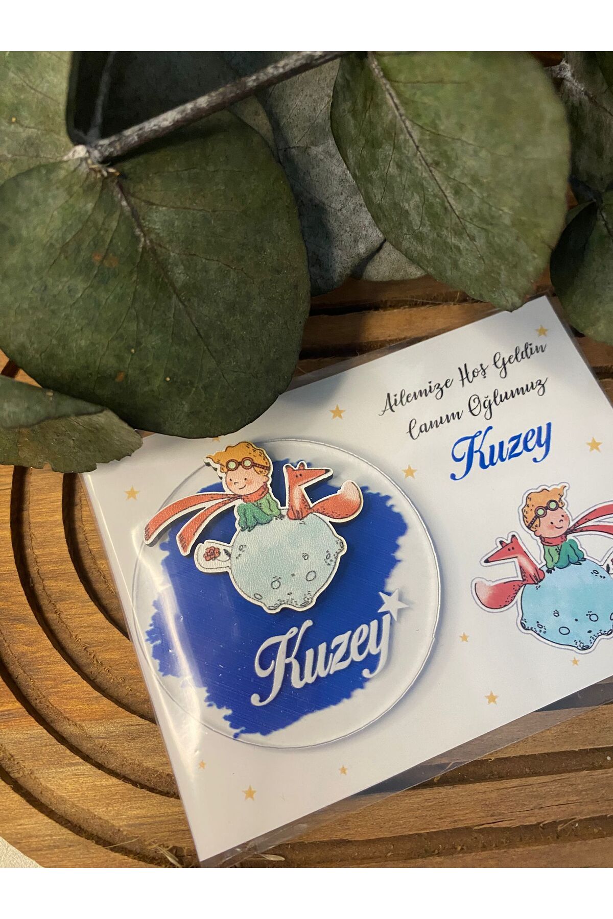 Gizem Graphic Küçük Prens Temalı Erkek Bebek Pleksi Magnet 20'li Paket fotoğrafı 3 (önizleme)