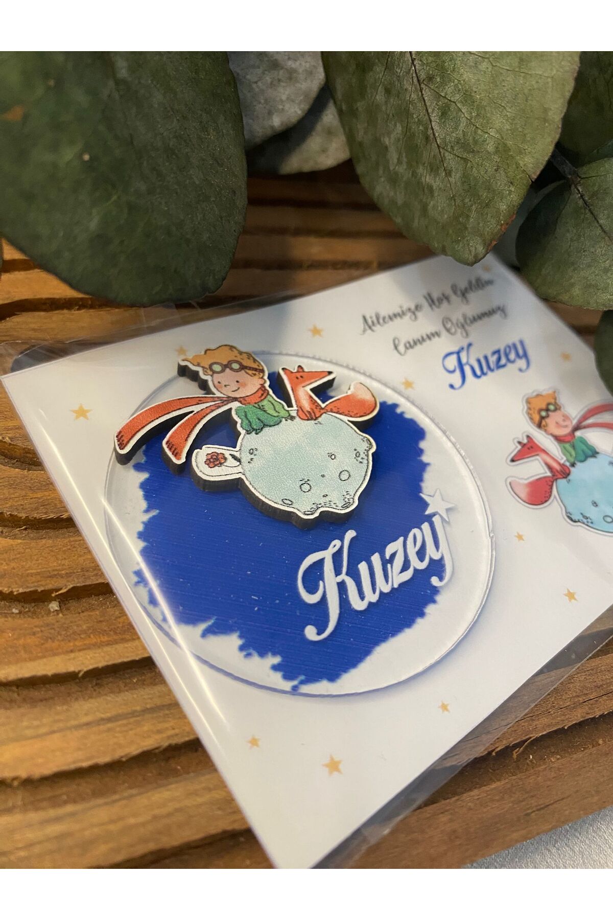 Gizem Graphic Küçük Prens Temalı Erkek Bebek Pleksi Magnet 20'li Paket fotoğrafı 2 (önizleme)