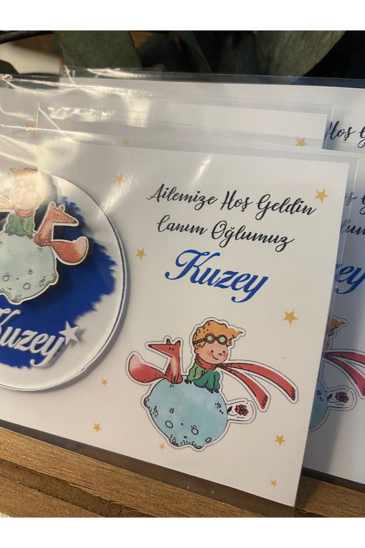 Gizem Graphic Küçük Prens Temalı Erkek Bebek Pleksi Magnet 20'li Paket fotoğrafı 5 (önizleme)