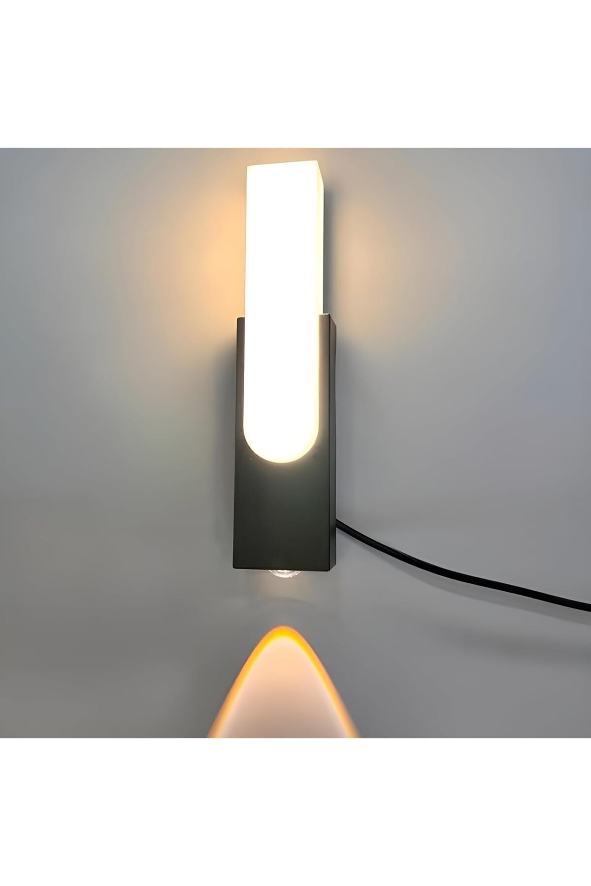 Yıldızan Geldi Dekoratif LED, Çift Yönlü, 10W, 3200K Gün Işığı, Siyah, Çift Yönlü Işık Led Duvar Aydınlatma H