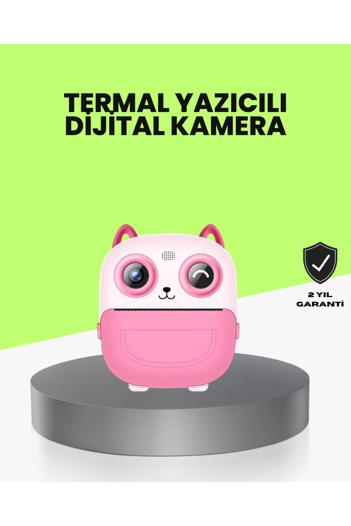 TeknoKesgin Termal Baskı Özellikli Çocuk Kamerası 1080P Video Destekli