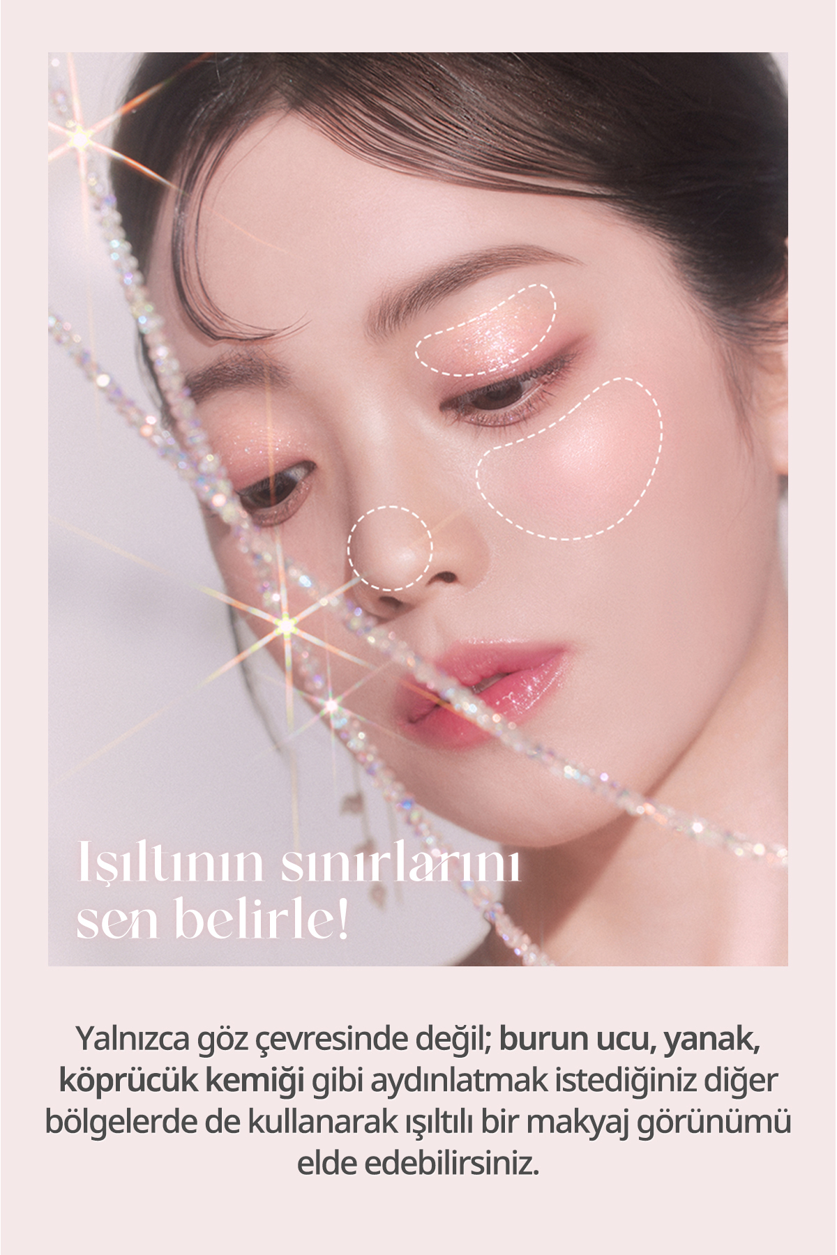 İnci Işıltılı Likit Glitter Starlit Jewel Liquid Glitter (#04 Rose Quartz) — صورتی 111644 — تصویر 6 از 9