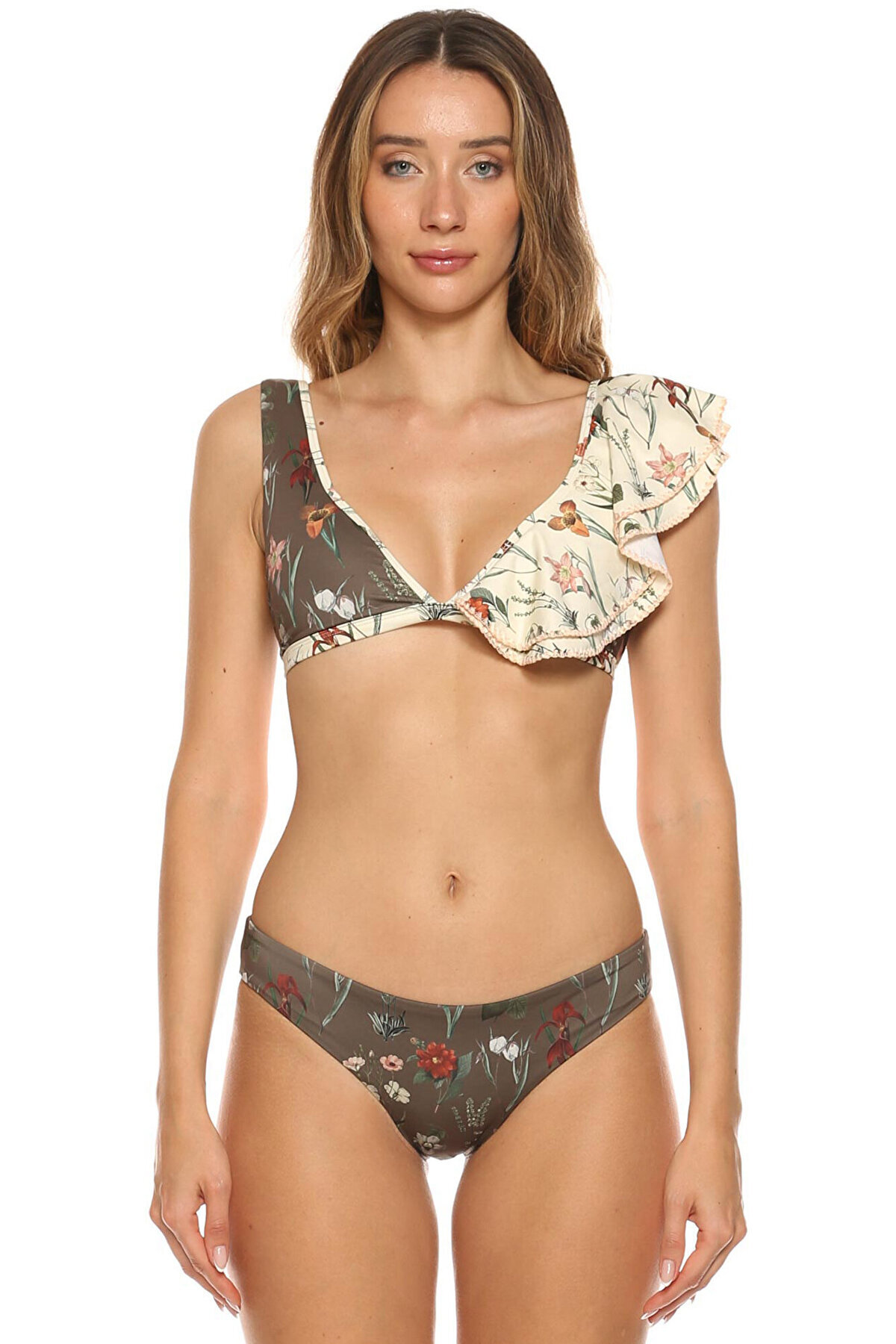 Makastia Çok Renkli Bikini Üstü