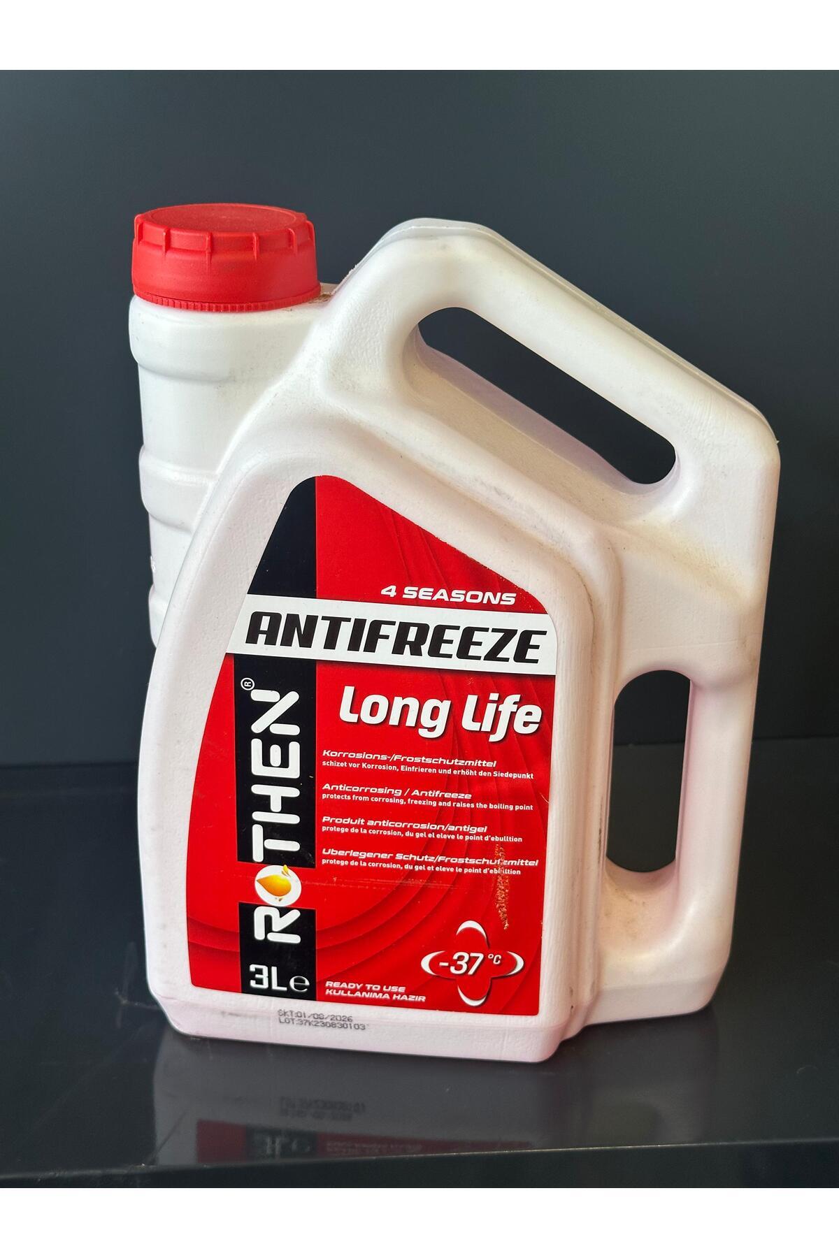 rothen Long Life Antifriz 3 LT (-37°C) 4 Mevsim Kullanıma Hazır