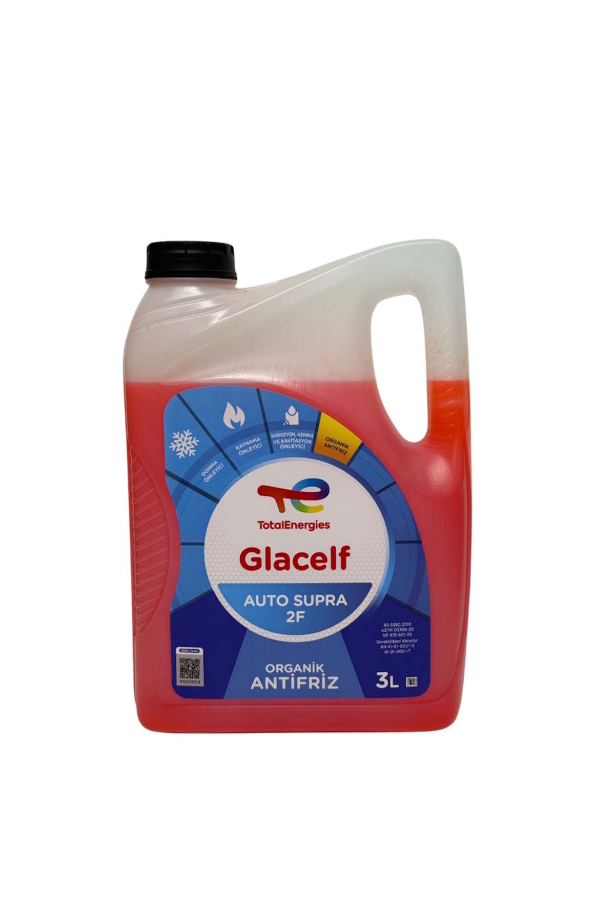 Genel Markalar Kırmızı Organik Glacelf 2f Supra 3lt Kırmızı Organic Antifriz