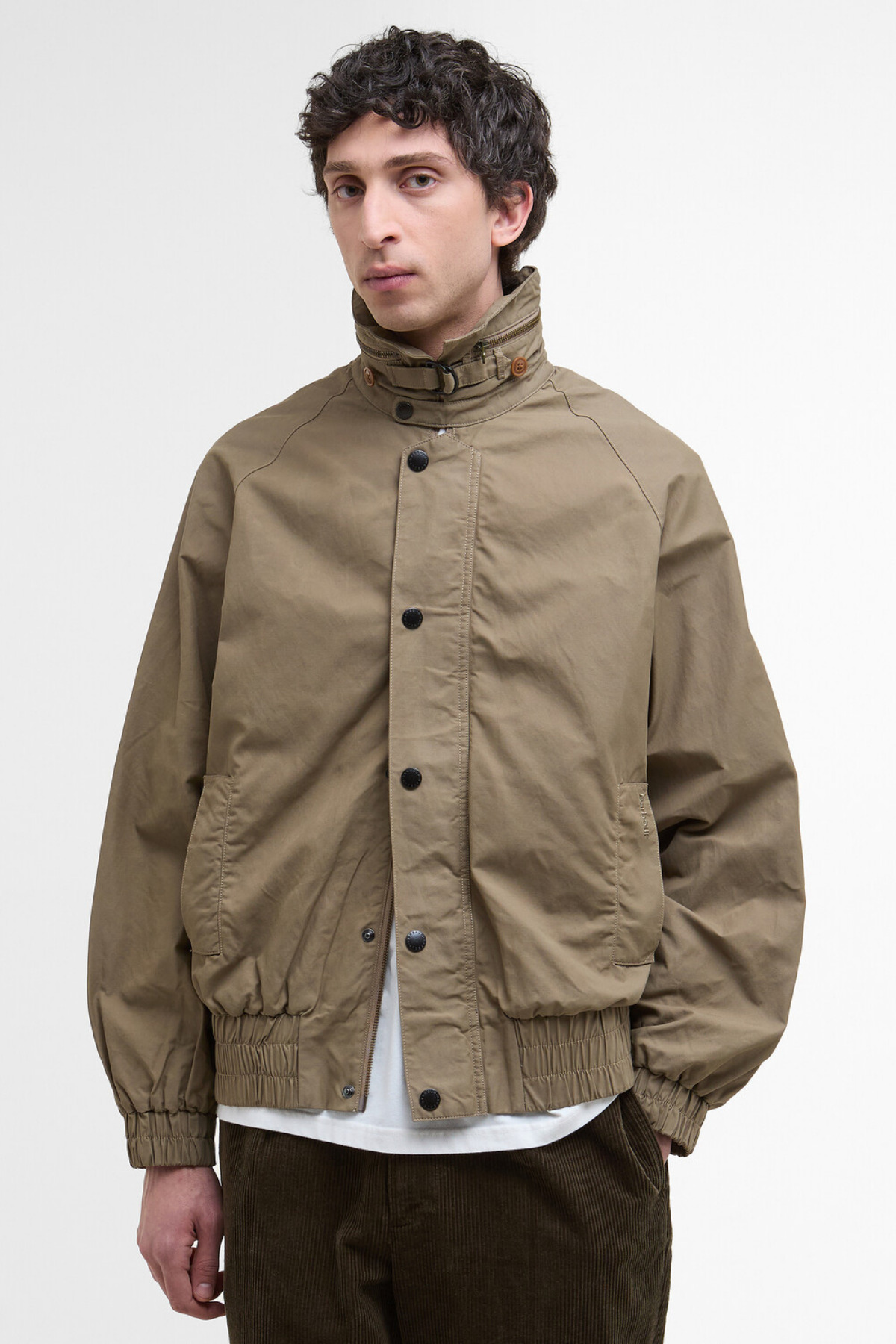 باربور کت بلیزر غیررسمی Beaufort Blouson KH31 خاکی بریتانیایی
