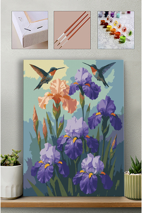 CARMEN Sayılarla Boyama Seti - Sinek Kuşları