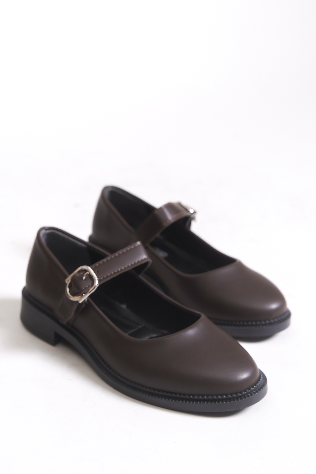 Riccon  Saelheira Kadın Babet 0012250 Kahverengi Cilt - Görsel 5