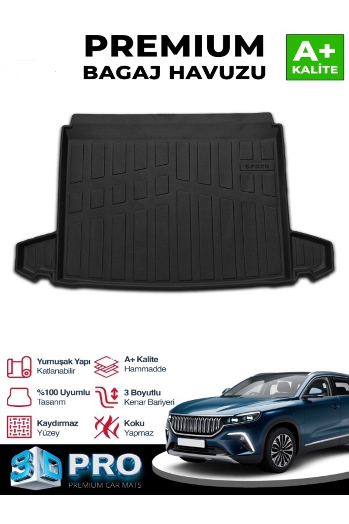 ROAL TUNİNG TOGG T10X BAGAJ HAVUZU 3D