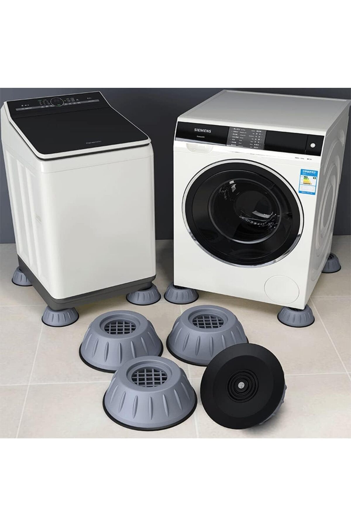 4 Pieces Washing Machine Anti-Slip and Vibration - Noise Absorbing Apparatus Set of 4