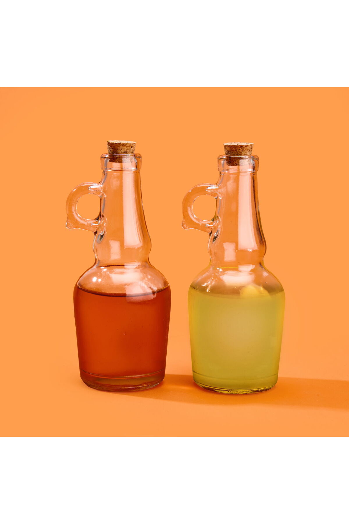 Alpina Mantar Kapaklı 2'li Yağlık Seti - Şeffaf - 250 ml