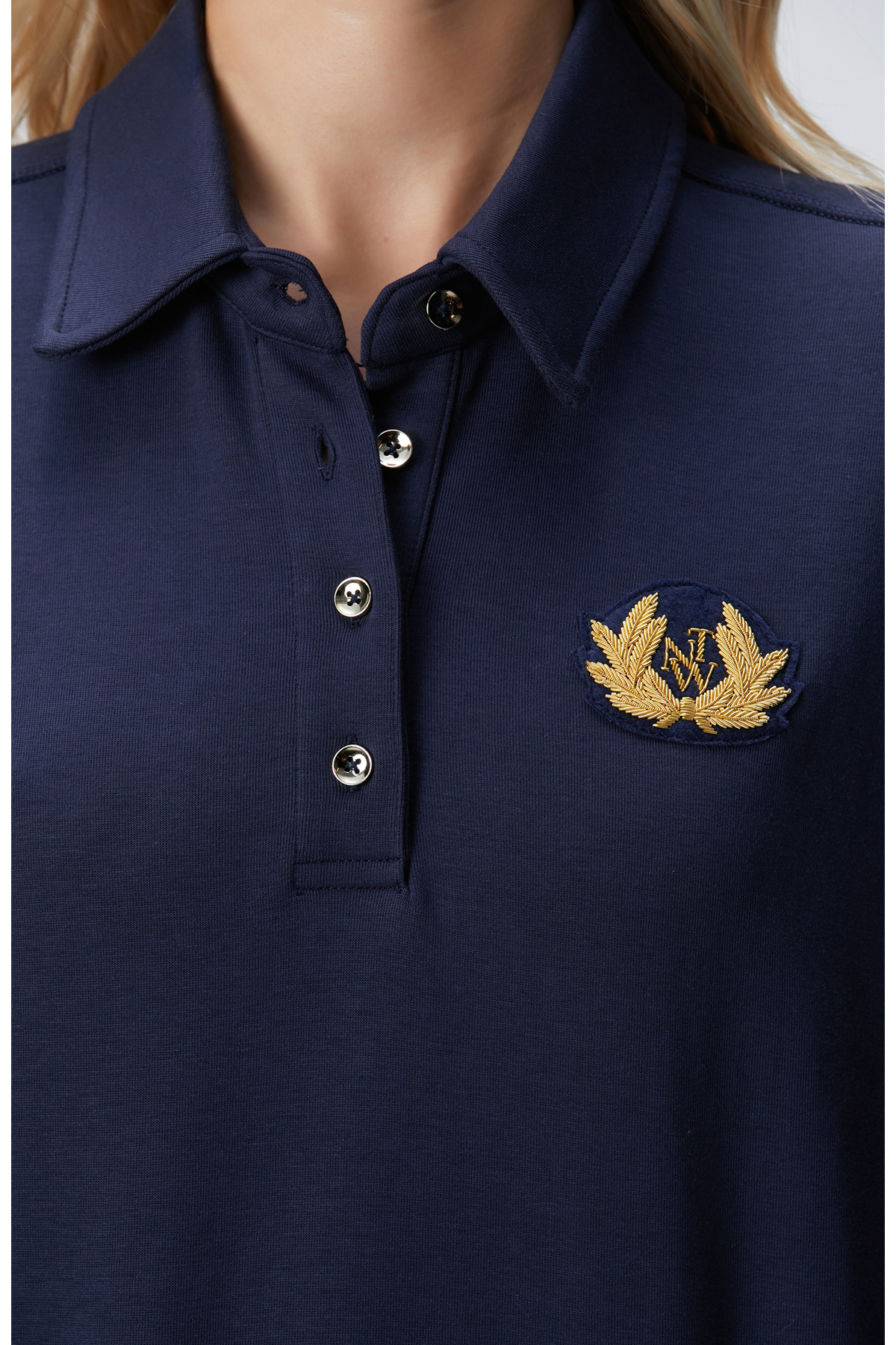 Network  Lacivert Patch Detaylı Sweatshirt - Görsel 6