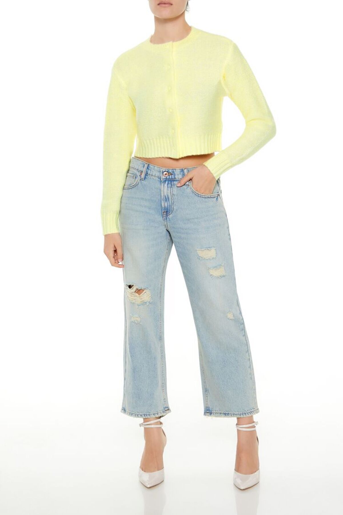 Forever 21  Crop Hırka - Görsel 3