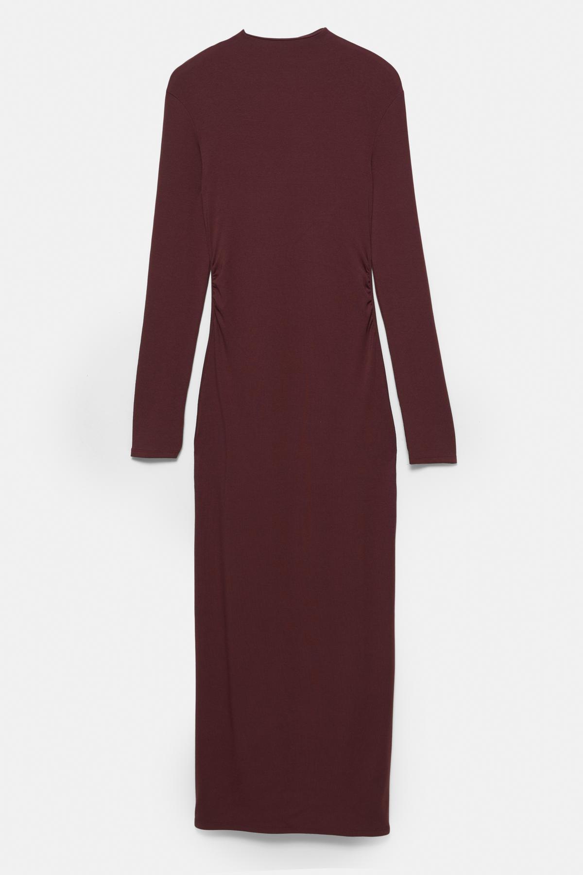 Pull & Bear  Büzgülü midi elbise - Görsel 7