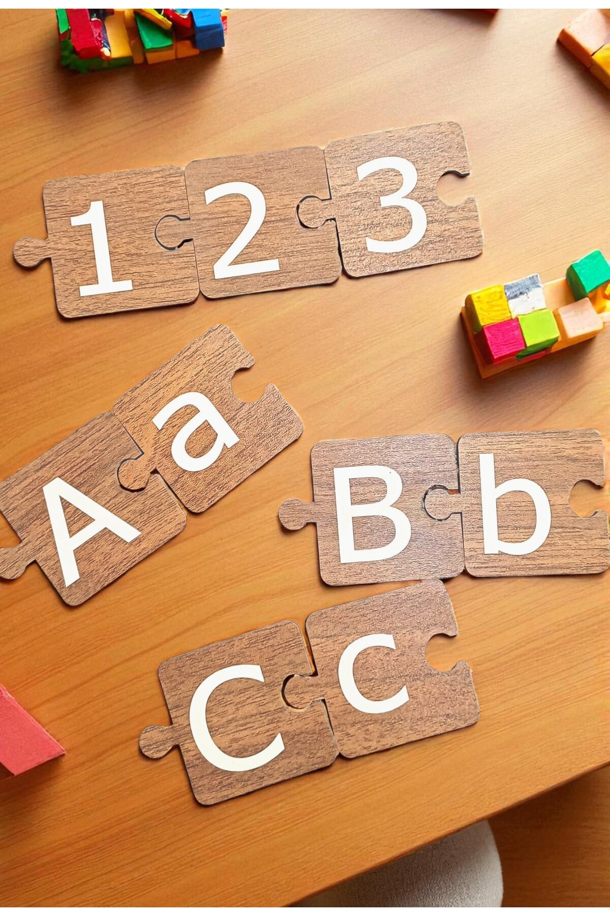 Ahşap Eğitici Puzzle - Görsel 2