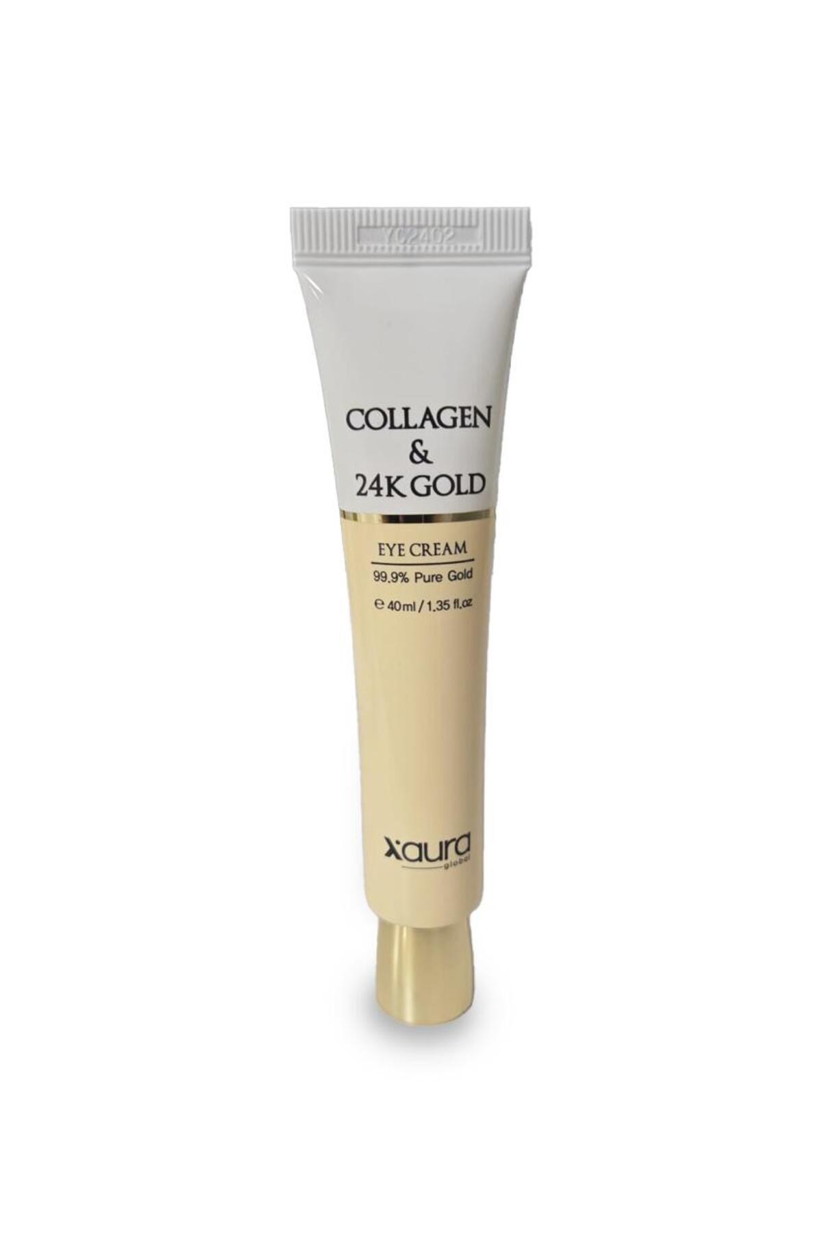 XAURA GLOBAL X Aura Beauty Eye Cream - Collagen 24K Gold Eye Cream