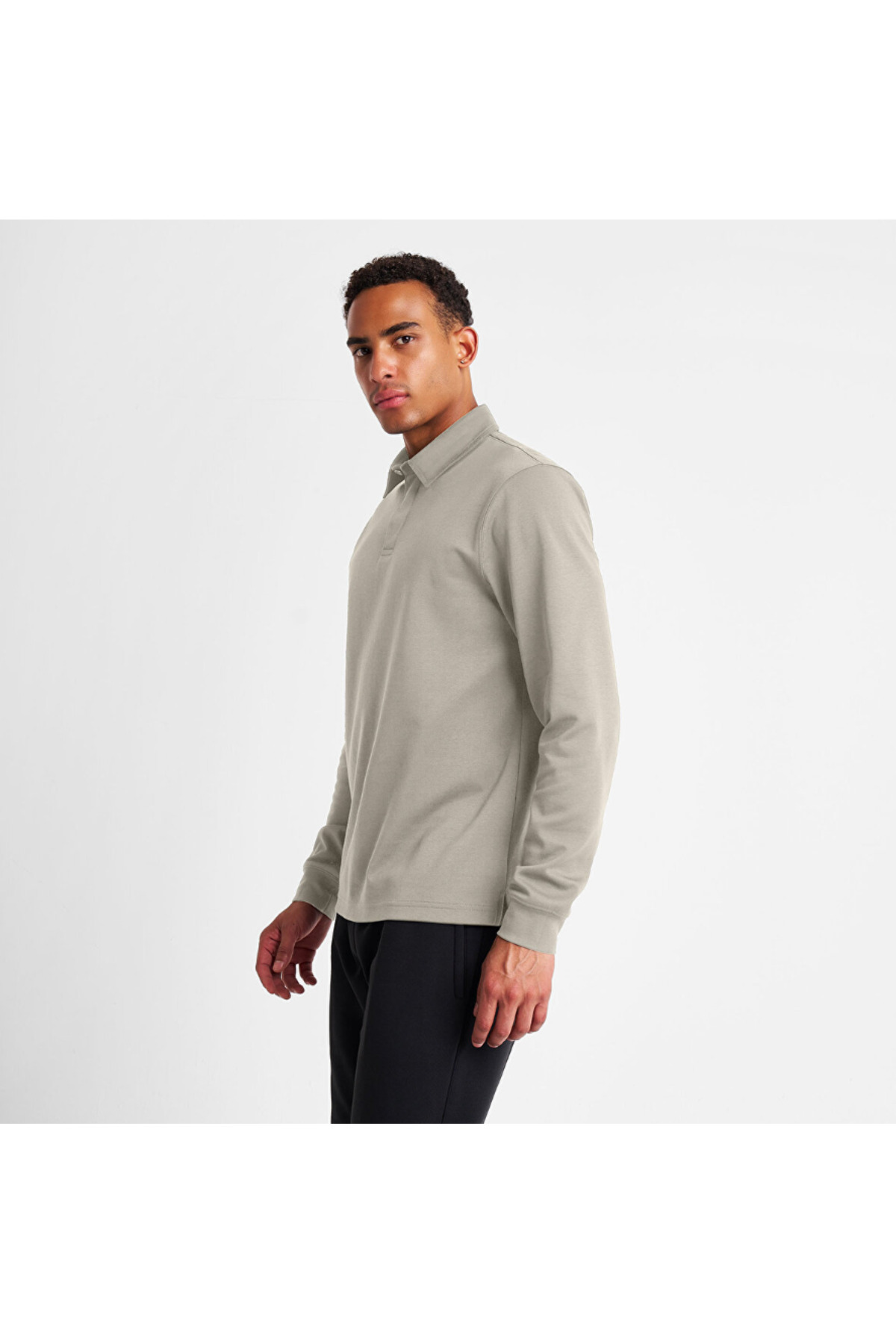 Lescon 25S-1262-25N UZUN KOL POLO YAKA TSHIRT görsel 2