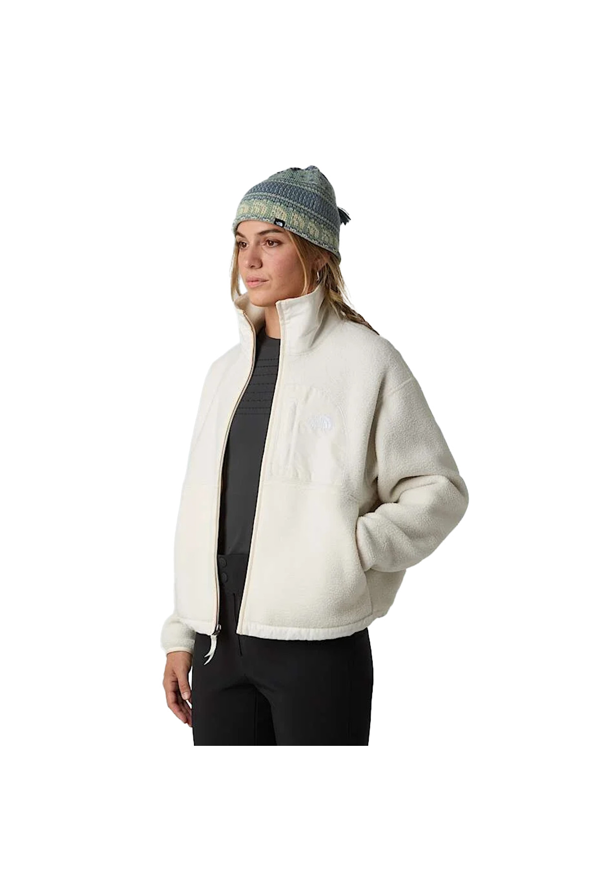 THE NORTH FACE Yumiori Off Peak Full-Zip Kadın Mavi Outdoor Polar NF0A8EUZE1I1 görsel 4