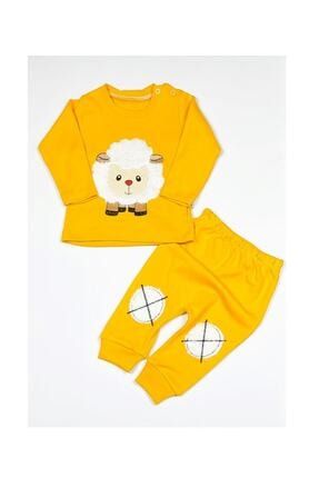 Sarı Kuzu Bebek Takım Dom.002