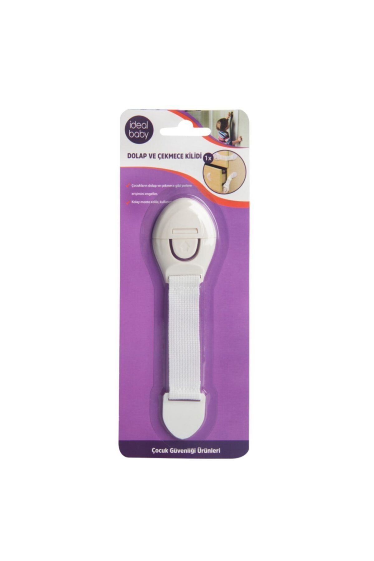 İdeal Baby Çocuk Çekmece Kilidi Ve Dolap Kilidi Bebek Güvenlik Koruma Kilidi Koruyucu Kilit 15 Adet fotoğrafı 2 (önizleme)