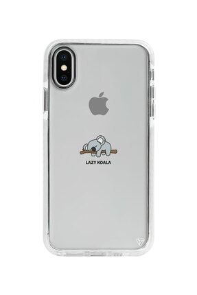 Iphone X Beyaz Impact Lazy Koala Premium Telefon Kılıfı 14990