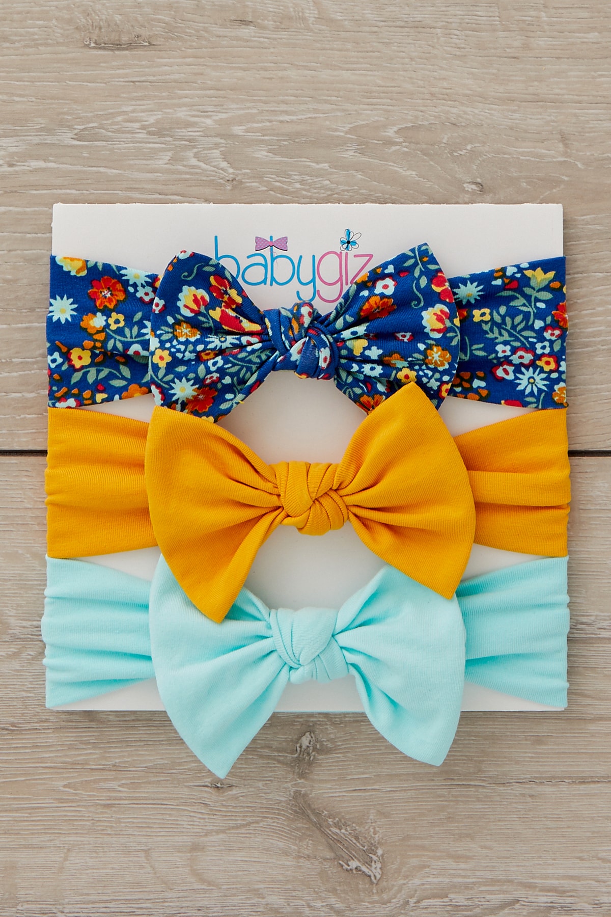 Babygiz El Yapımı Yumuşak Fiyonk Bağlamalı Doğal %100 Pamuklu Penye 3'lü Bebek Çocuk Kız Bandana Seti fotoğrafı 7 (önizleme)