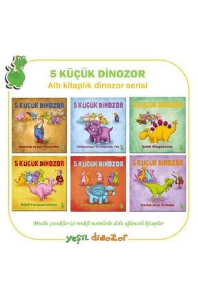 5 Küçük Dinozor Set (6 Kitap) 05DINOSET