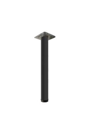 Masa Ayağı 71-74cm Ayarlı Ø60mm Çap Metal Mat Siyah Renk 60*71siyah