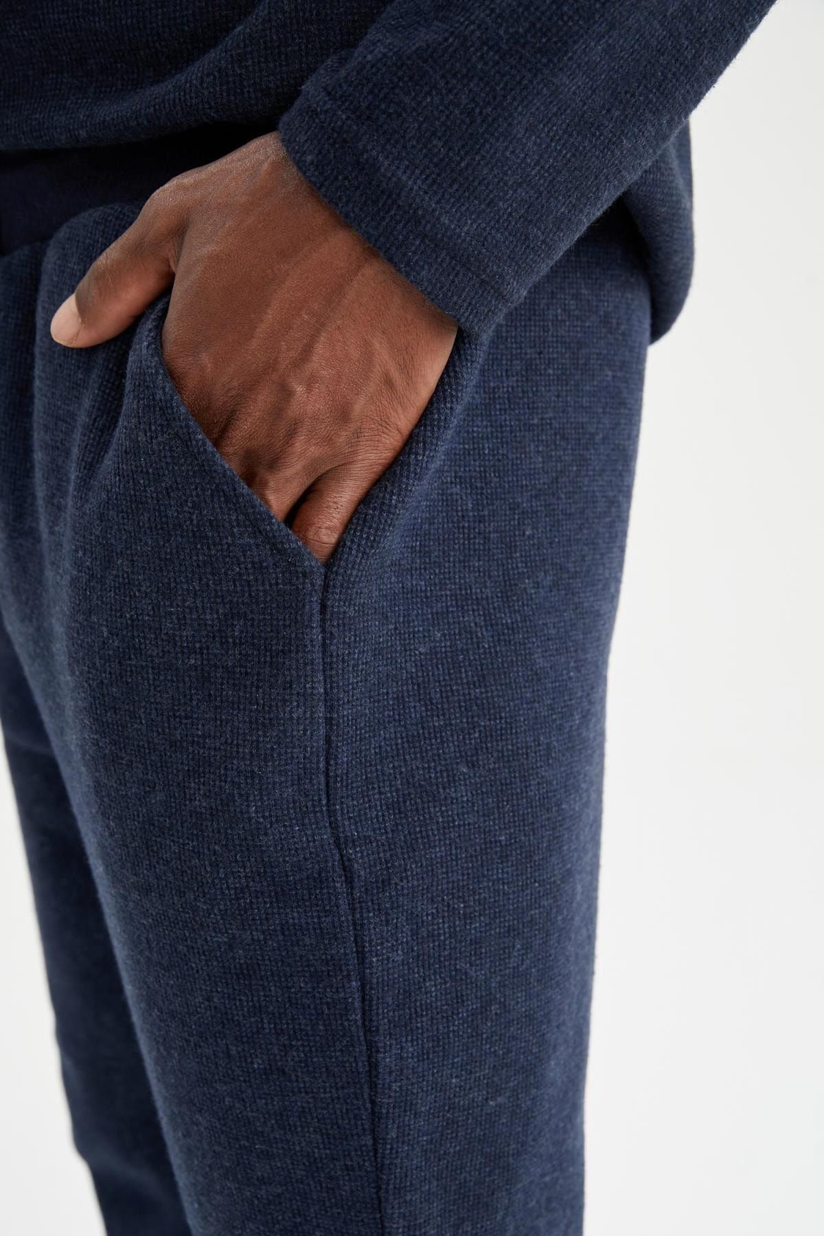 Slim Fit Basic Jogger Eşofman Altı - 4