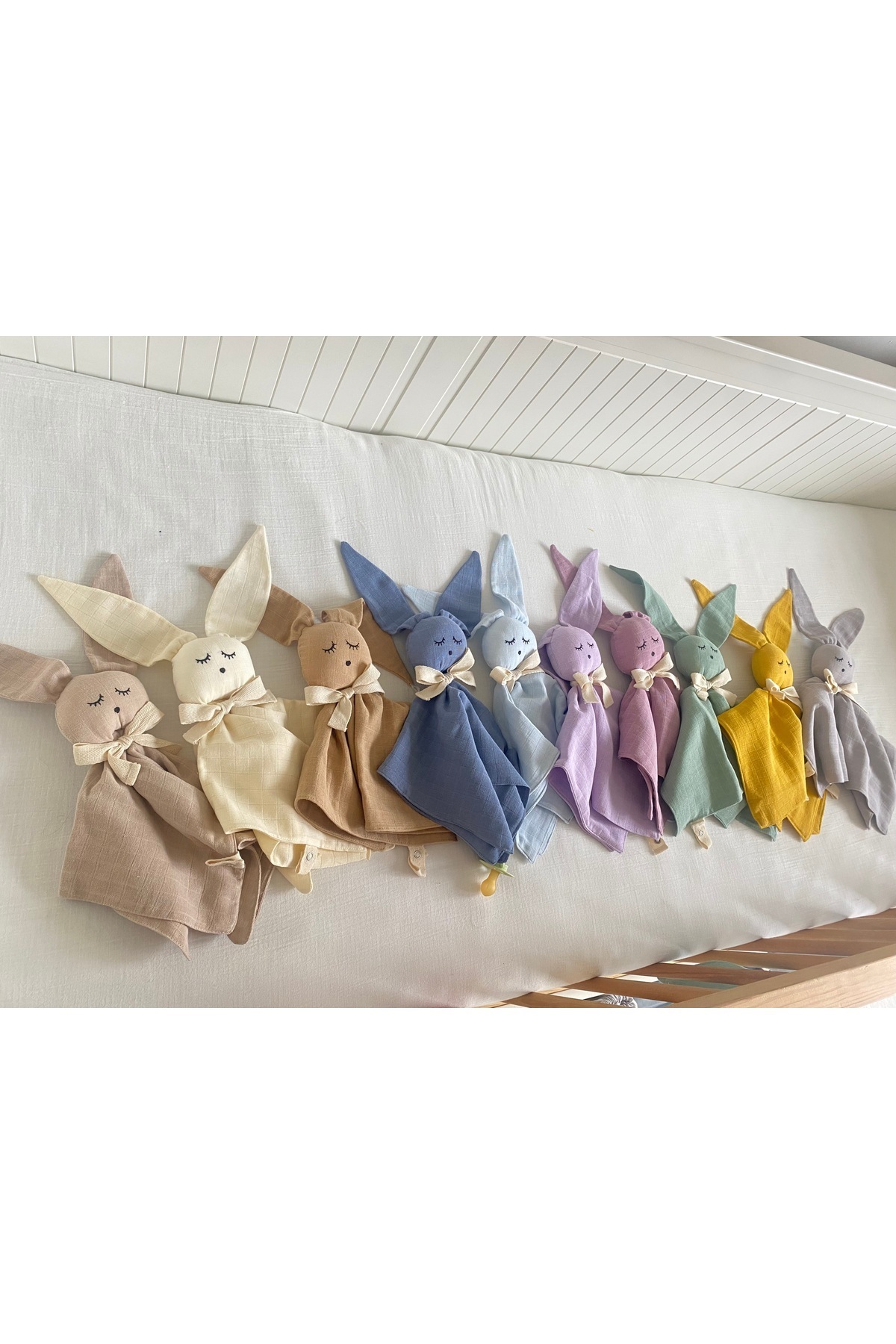 Hubb Organik Müslin Uyku Arkadaşı Kahverengi ( Emzik Askılı) fotoğrafı 7 (önizleme)