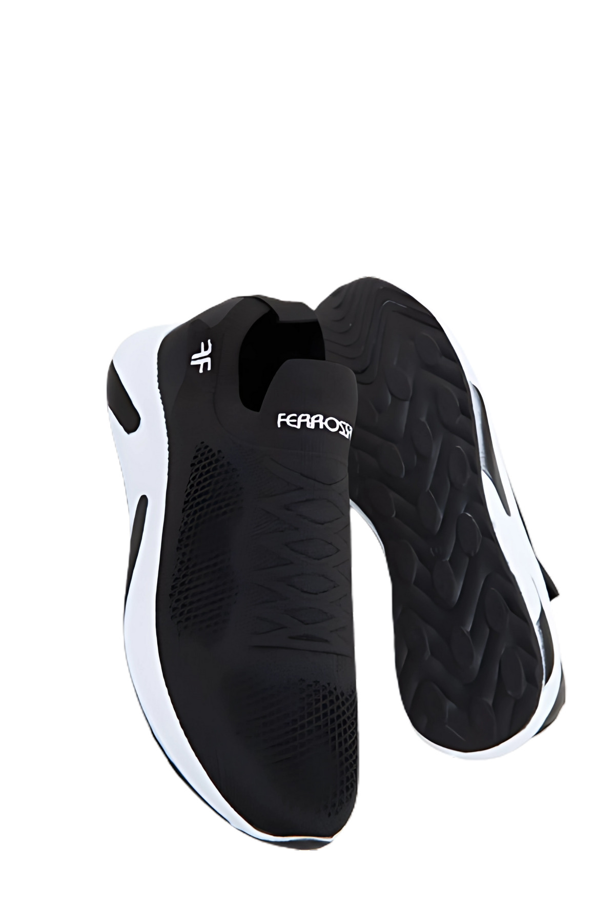 Ferrosa 041 Ortopedik Triko Siyah Beyaz Unisex Spor Ayakkabı — رنگارنگ TYCE5BFEA9737550F37B27E00 — تصویر 4 از 5