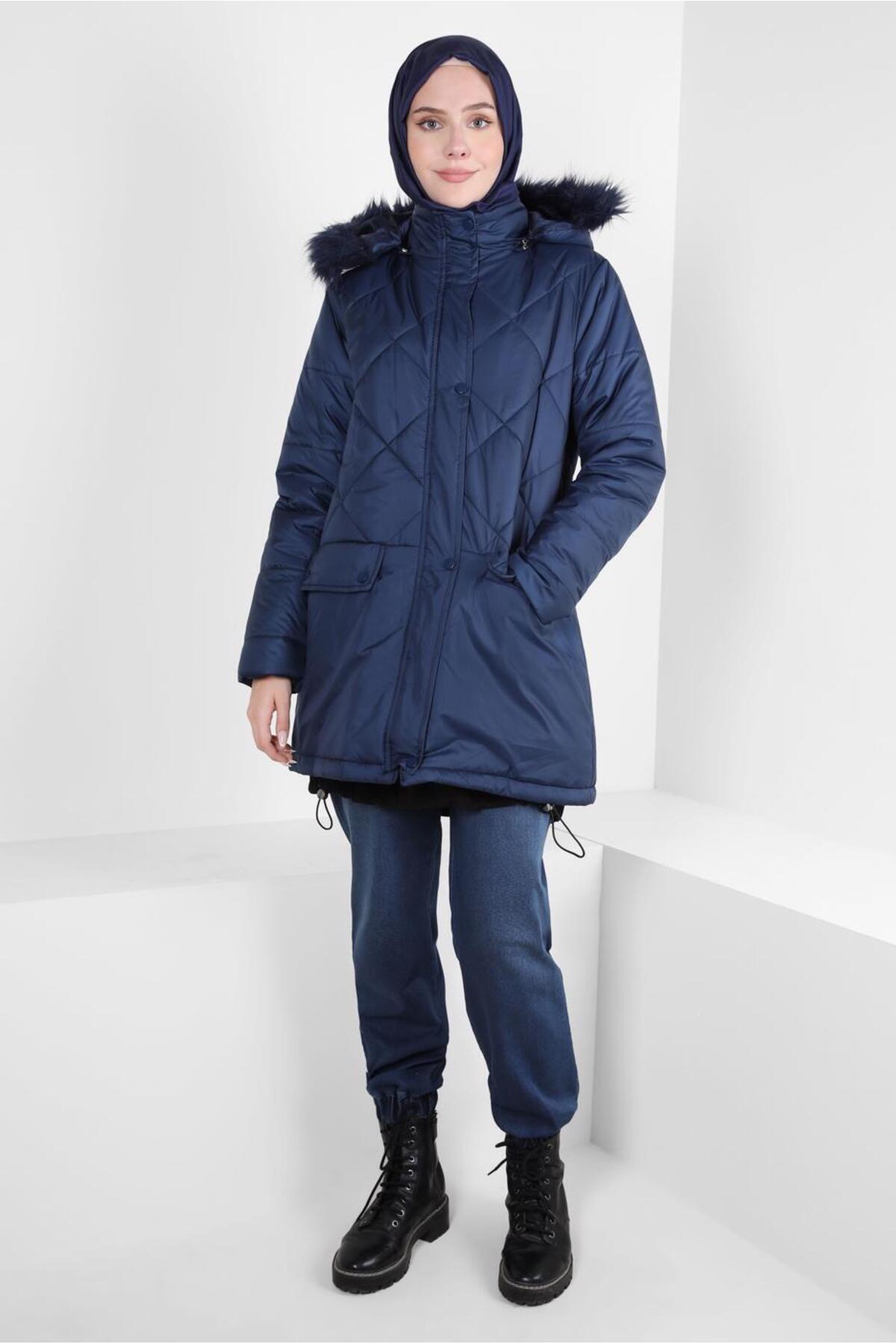 آلوینا کت پفی کلاهدار ۹۰۴۲۵ آلوینا کت پفی کلاهدار ۹۰۴۲۵