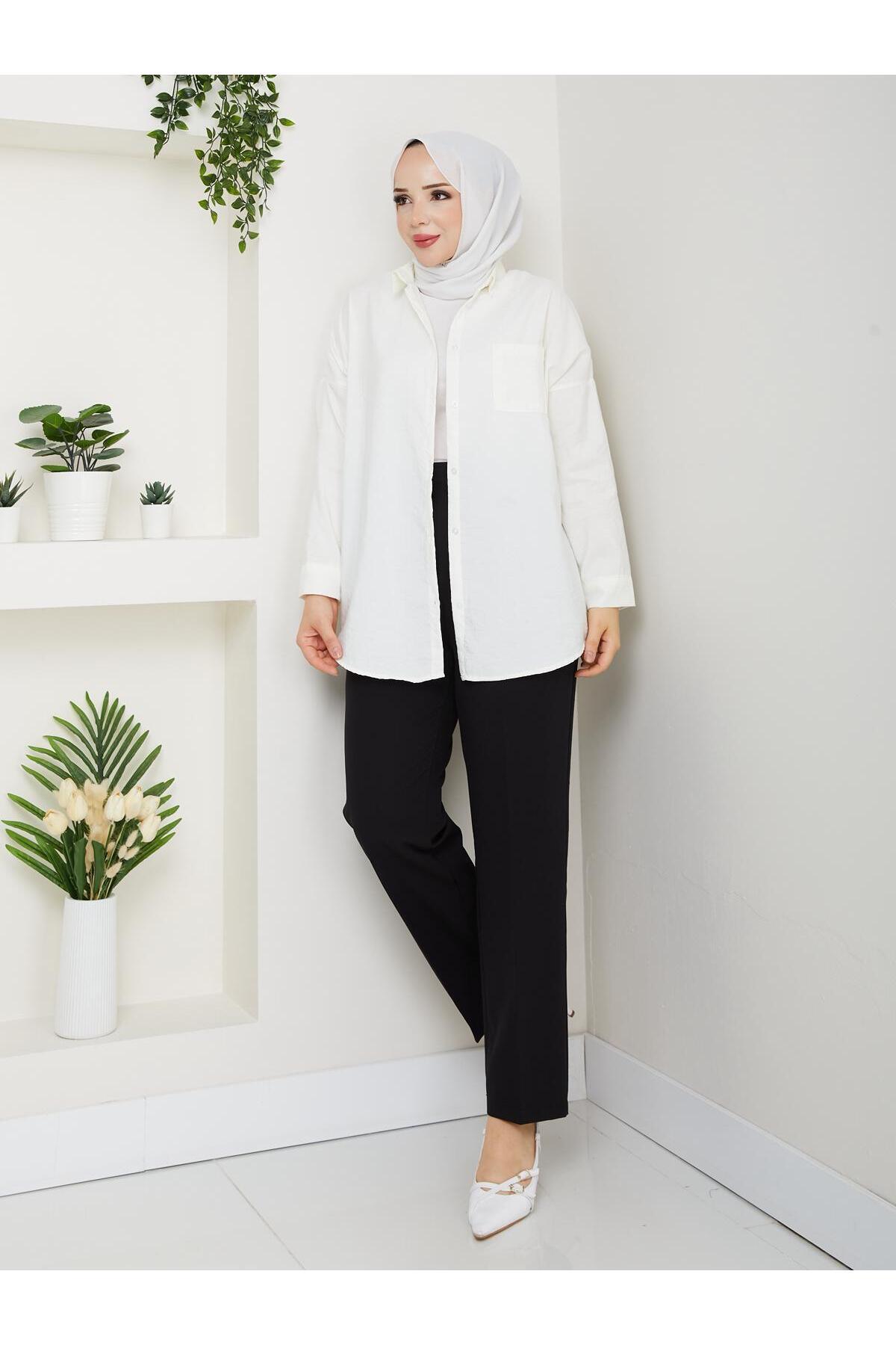 GÖZDE GİYİM  BÜYÜK BEDEN PANTOLON - Görsel 3