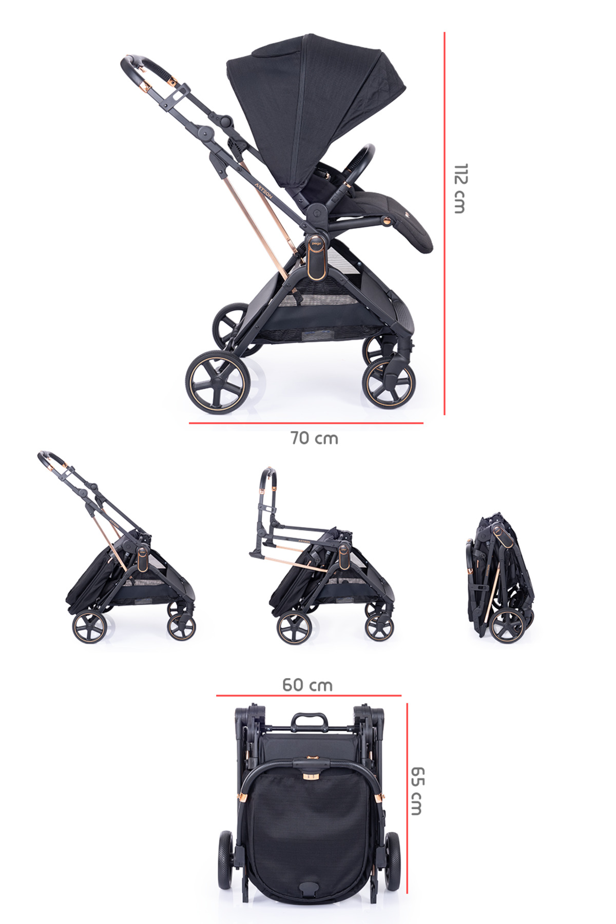 Prego Arteon Travel Sistem Bebek Arabası 2244 fotoğrafı 5 (önizleme)