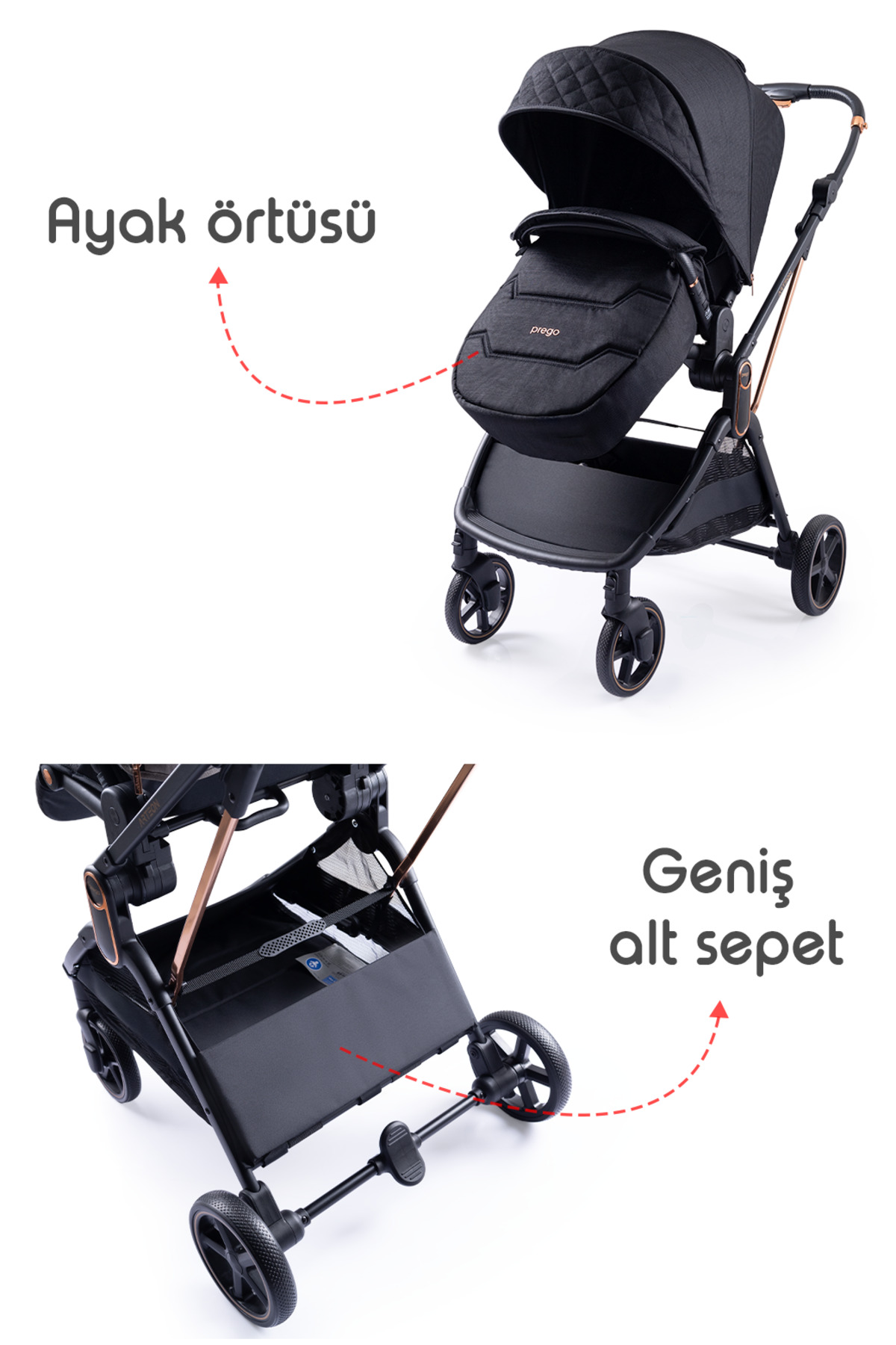 Prego Arteon Travel Sistem Bebek Arabası 2244 fotoğrafı 4 (önizleme)
