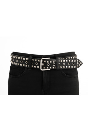 çelik belt vintega Piramitli kemer