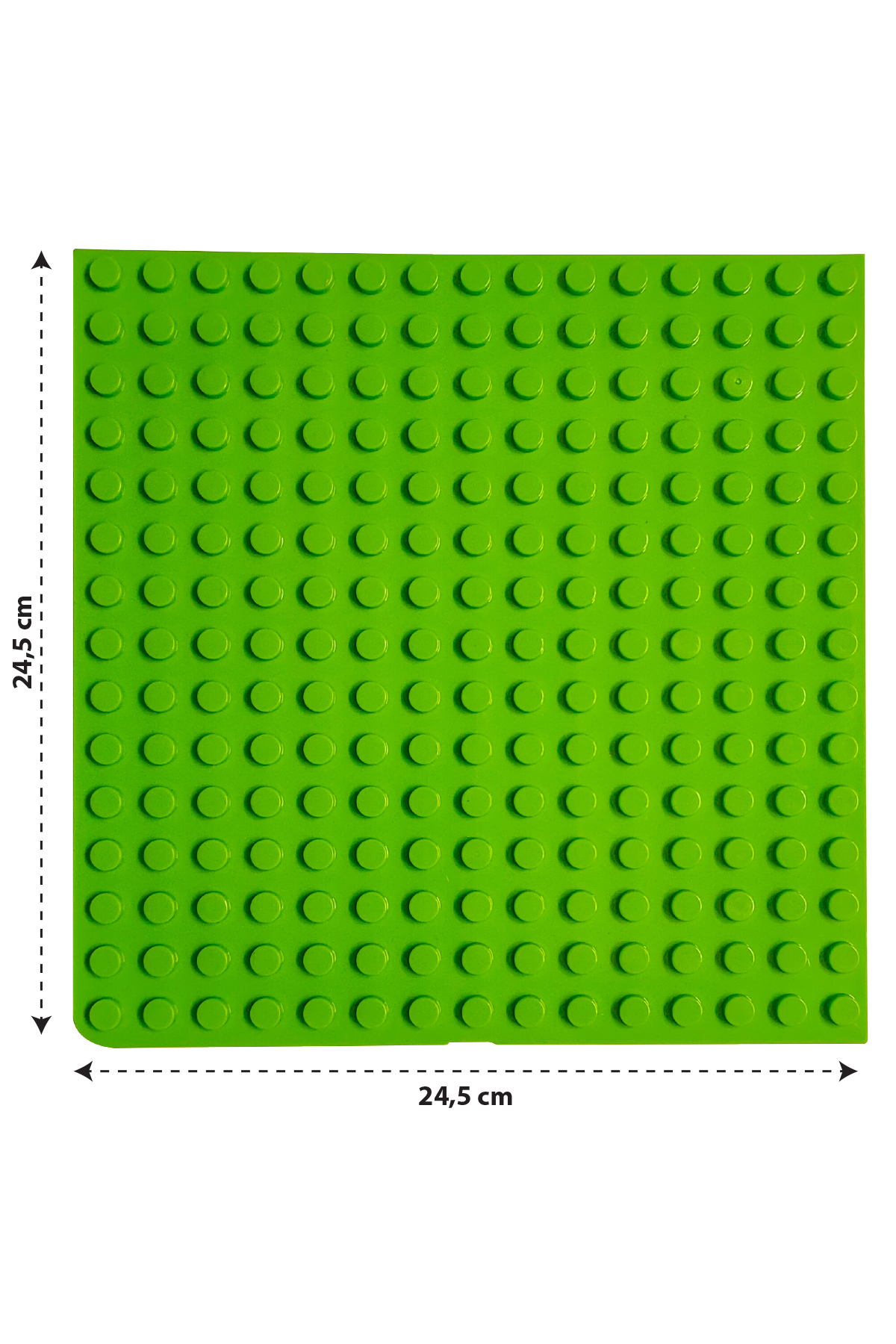 Genel Markalar Yapı Oyuncakduplo Blok Uyumlu YEŞIL Zemin 24,5x24,5