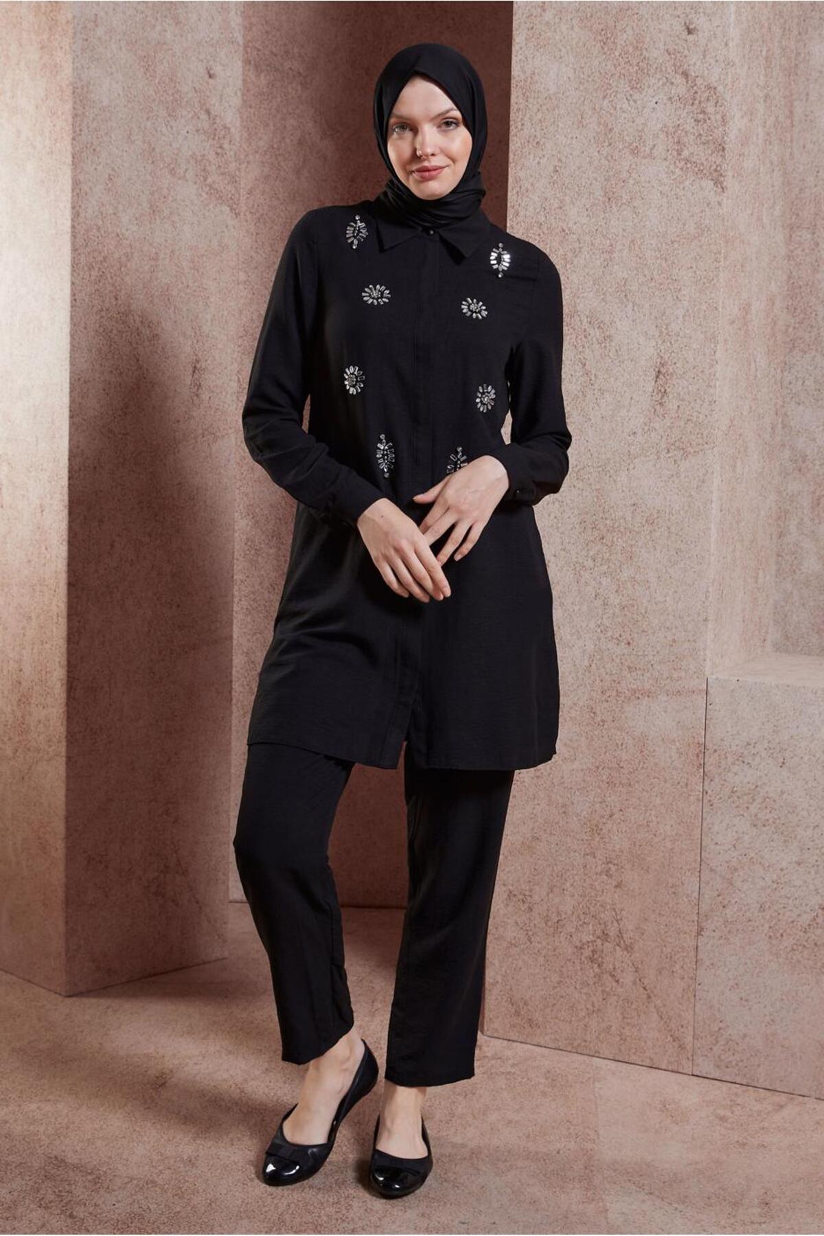 آلوینا کت و شلوار طرح سنگ کد ۴۳۹۳۵