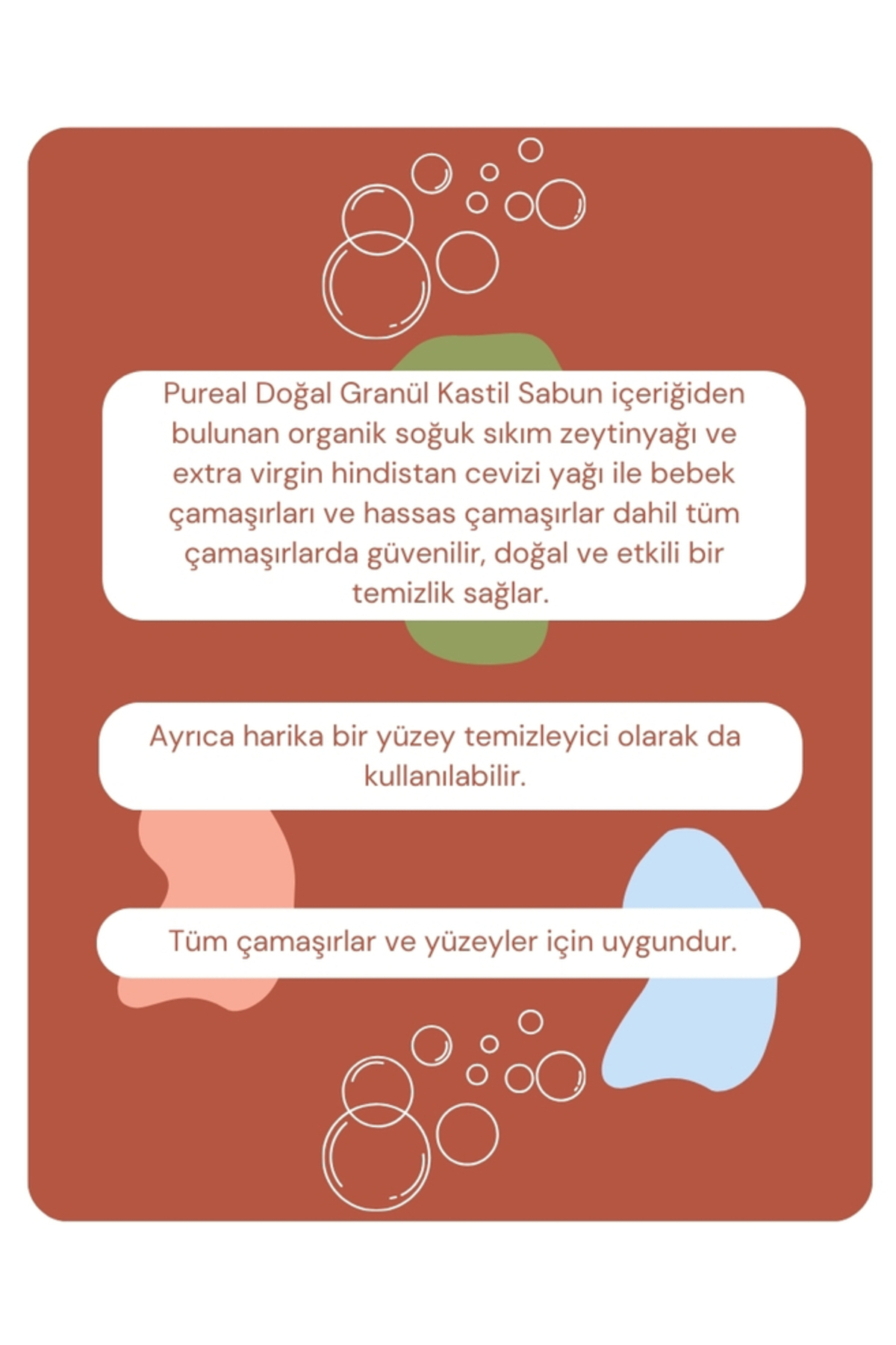 Pureal Doğal Granül Kastil Çamaşır Sabunu fotoğrafı 2 (önizleme)