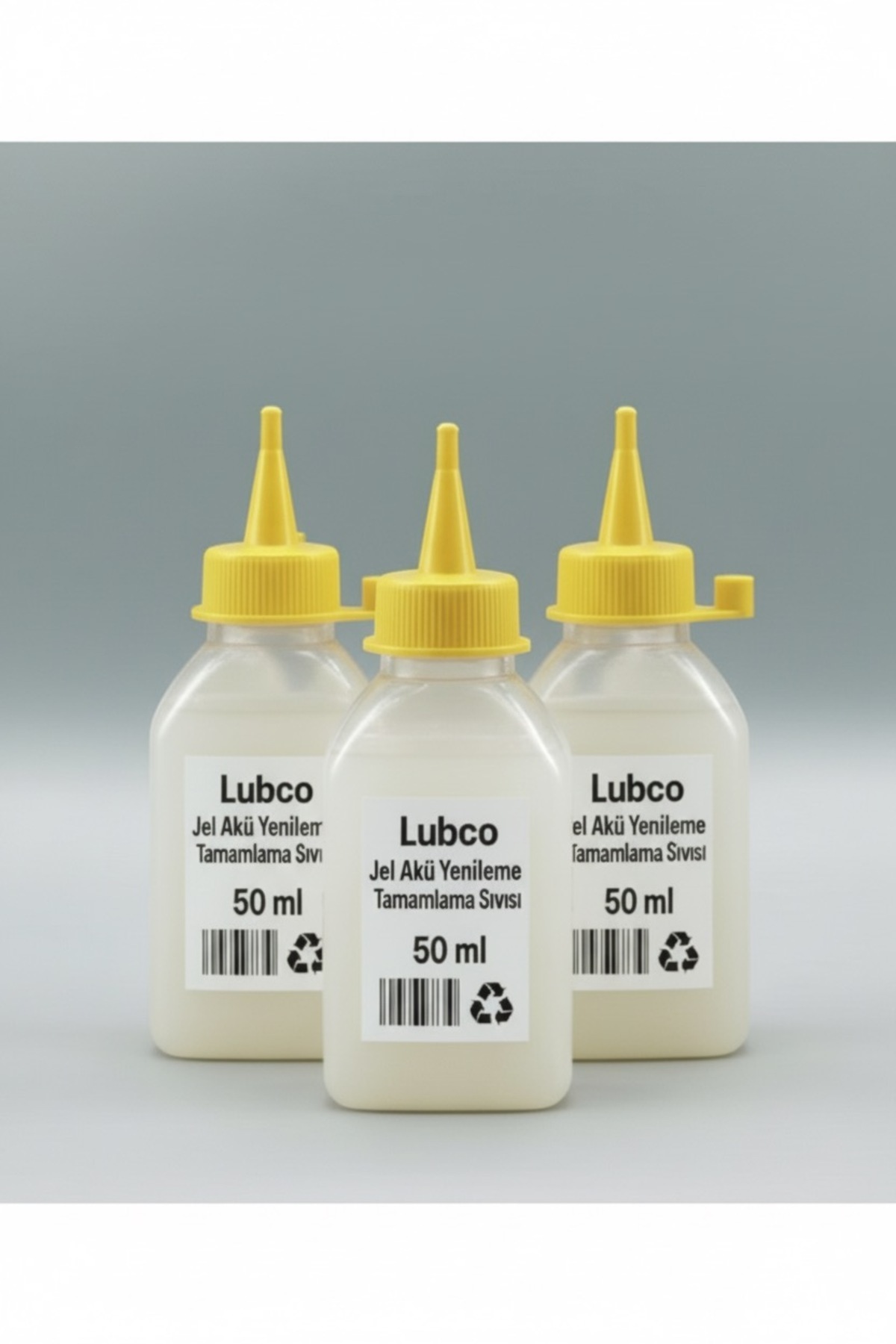 LUBCO jel akü Yenileme Tamamlama Sıvısı Elektrolit 50 ML X 3 Adet