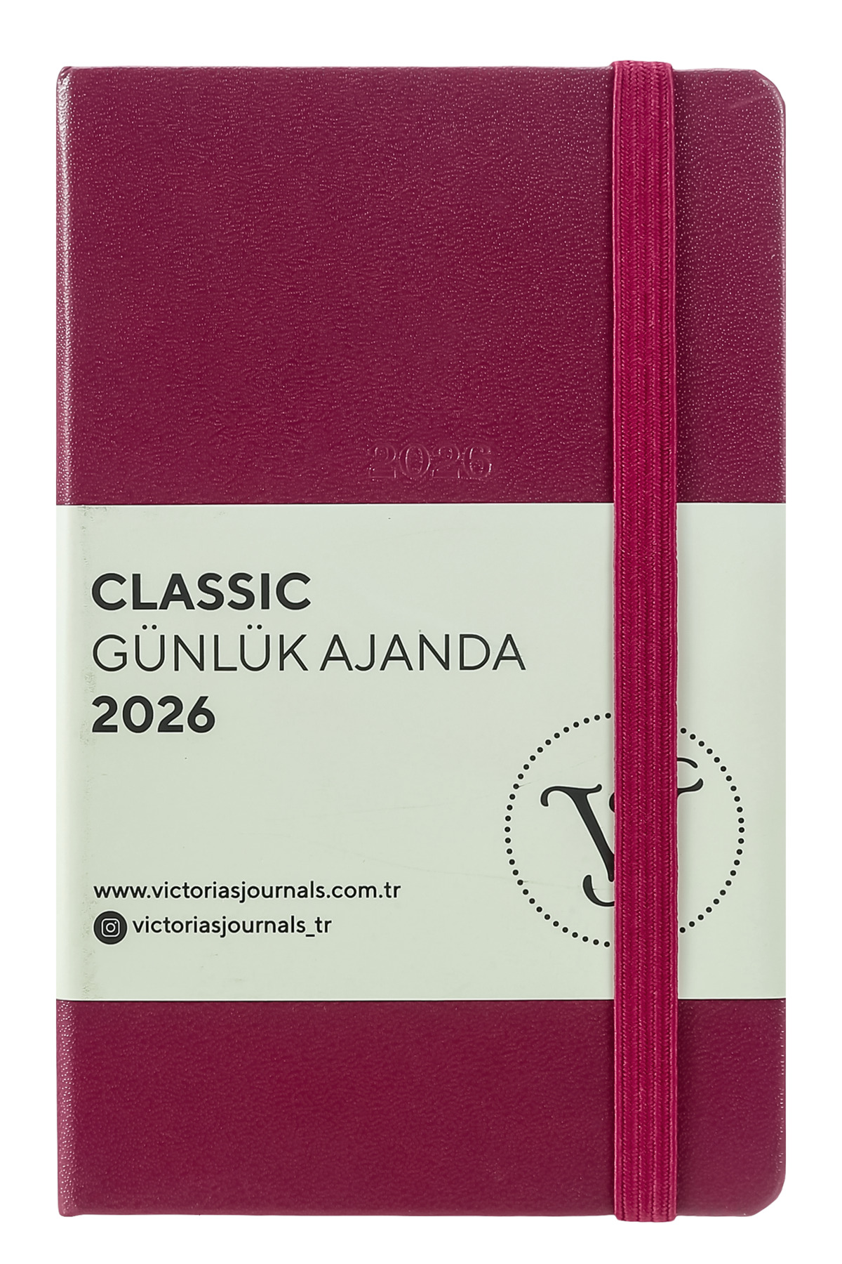 Victoria's Journals Classic 2026 Günlük Ajanda A6 (9x14 cm) Sert