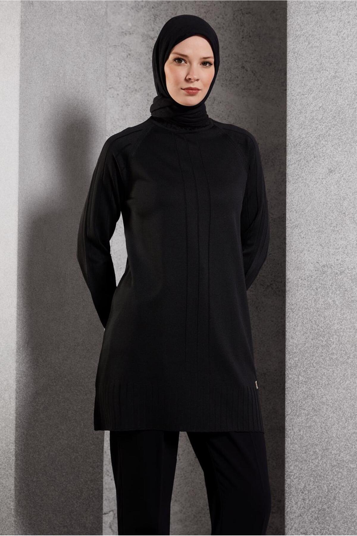 آلوینا تونیک بافتنی حجاب ۴۴۹۸۲