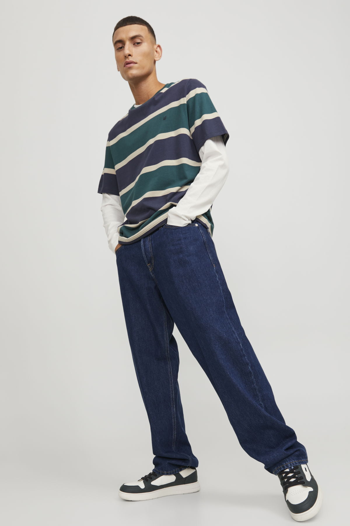 شلوار جین مردانه راسته فاق نرمال | جک اند جونز Jack & Jones 12249028 - تصویر 6